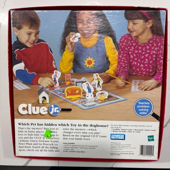 Hasbro | Vintage Clue Jr. The Case of the Hidden Toys Board Game - Picture 2 of 6